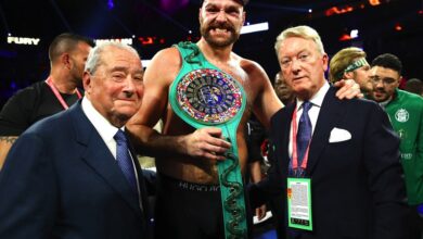 Frank Warren reveals Tyson Fury will NOT defend his WBC belt in March Boxing News 24
