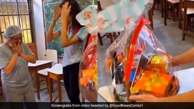Brazil Students Surprise Cafeteria Worker With Gift Basket, Twitter Is All Praise