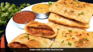 Tomato Crispy Onions Paratha For Breakfast Special;  Watch the recipe video here