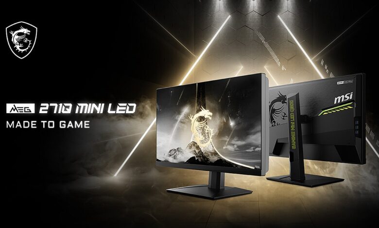 CES 2022: MSI MEG 271Q Mini LED Gaming Monitor With 300Hz Refresh Rate Announced, Aimed at E-Sports Gamers
