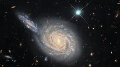 NASA Shares Photo of Two Seemingly Colliding Galaxies Captured by Hubble