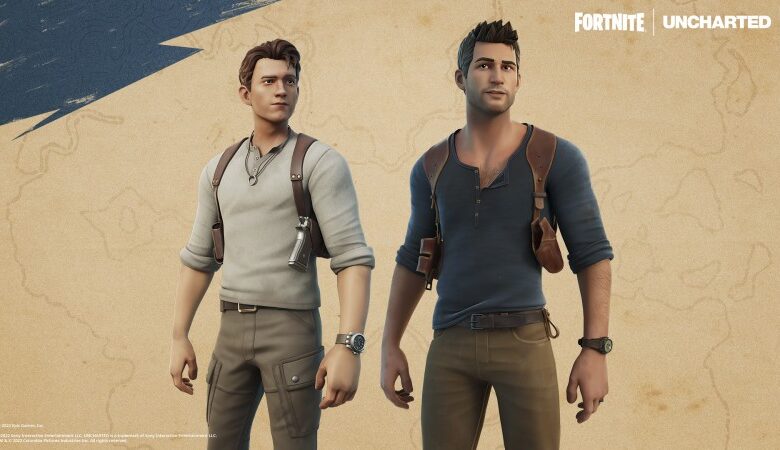 Uncharted's Nathan Drake and Chloe Frazer will be treasure hunting in Fortnite