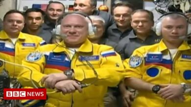 Russians go to the International Space Station with the colors of Ukraine