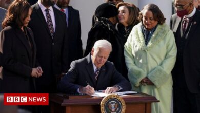 Joe Biden signs anti-segregation bill for the first time in history