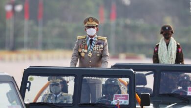 Myanmar junta chief Min Aung Hlaing vows to annihilate opposition forces