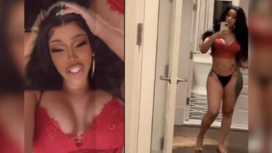 Cardi B UNVEILS Her Post-Pregnancy Body.  .  .  SAY NEED A TUMMY TUCK!  (Do you agree?)