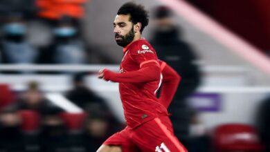 Liverpool's Mohamed Salah beaten by Chelsea's Antonio Rudiger is the fastest player this season