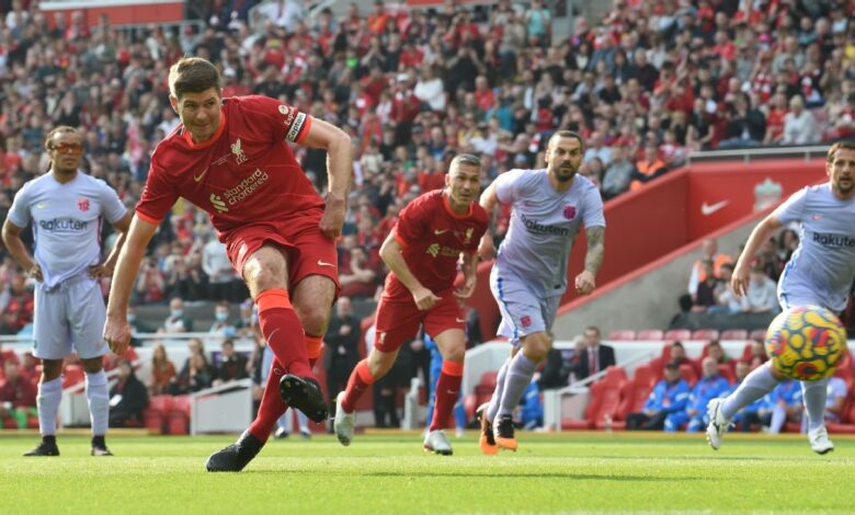 Gerrard scores at Anfield, Wrexham's 11-goal thriller, Will Smith scores