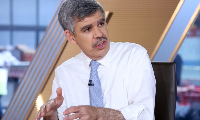 El-Erian says inflation won't peak for some time and the Fed might be forced to raise its target