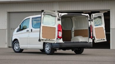 Toyota HiAce increases barn door option