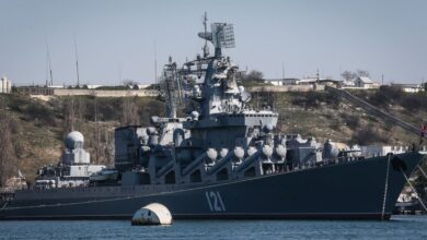 Moscow, Russia's Honored Ship, Hit by Missile, US Officials Say