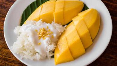 Mango sticky rice dessert goes viral thanks to this Thai Rapper