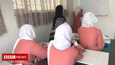 Afghanistan: Inside a secret school for girls