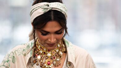 Deepika Padukone gracefully in a silk Mysore shirt, Maharani necklace decoded at Cannes 2022;  see the photos