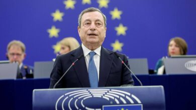 Mario Draghi calls for an end to EU unanimity on foreign policy decisions