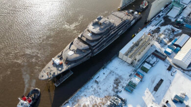 Ukrainian oligarch sells superyacht to separate himself from Russia