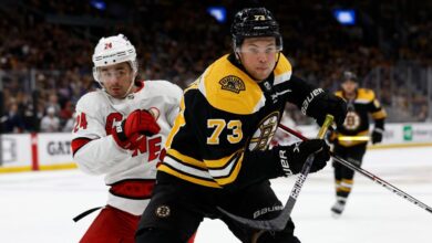 Boston Bruins D Charlie McAvoy misses Game 4 with Hurricane Carolina while on COVID-19 protocol