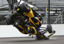 Colton Herta narrowly escaped an air crash during the final Indianapolis 500 exercise;  Fastest Tony Kanaan on Carb Day