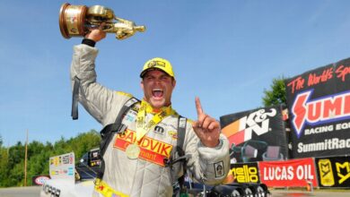 Matt Hagan breaks Virginia Motorsports Park record in Funny Car Qualifiers