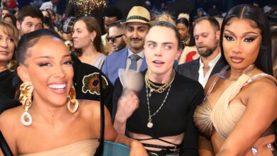 Megan Thee Stallion shares edited BBMAs with Cara Delevingne