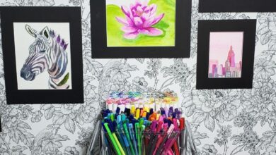 how to organize art materials