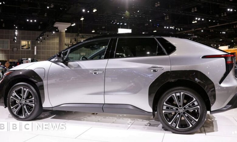 Toyota recalls electric vehicles over concerns about loose wheels