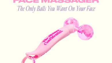 The only balls you want on your face