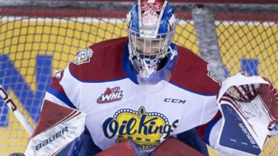 Cossa earns shutout in Oil Kings’ 4-0 win over Thunderbirds in Game 3 of WHL championship series - Edmonton