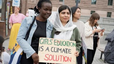 Malala Yousafzai Joins Greta Thunberg In Climate Protest Outside Sweden Parliament
