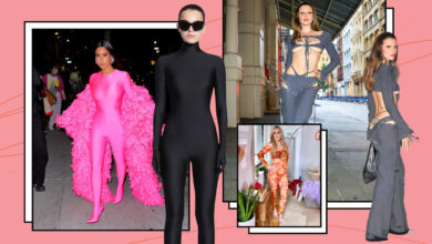 Kim Kardashian and Julia Fox Show Off the Skintight Thrills of the Bodysuit