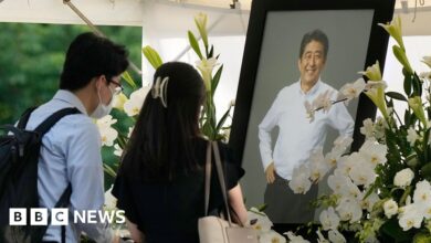 Shinzo Abe: 'It's so sad' - Mourning people attend vigil for former Japanese leader