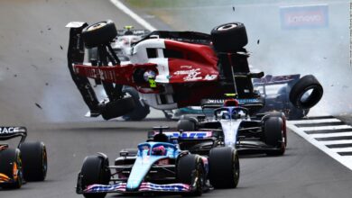 Carlos Sainz secures first F1 victory in British Grand Prix after Zhou Guanyu survives dramatic crash