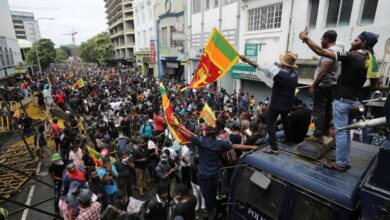 Sri Lankan prime minister resigns as protesters storm presidential palace