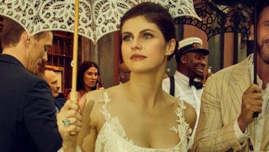 Alexandra Daddario's Wedding Dress | Photos