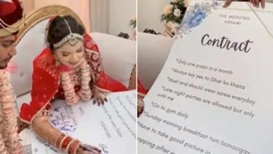 Viral Video: Bride And Groom Sign Marriage Contract With