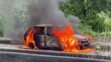 Nagpur businessman dies after setting car with family on fire