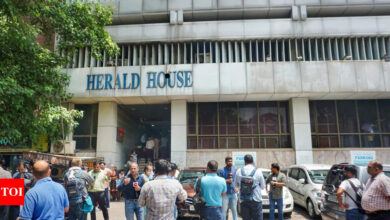 National Herald case: ED seals Young Indian Ltd's office in Delhi; security stepped up near Congress HQ | India News