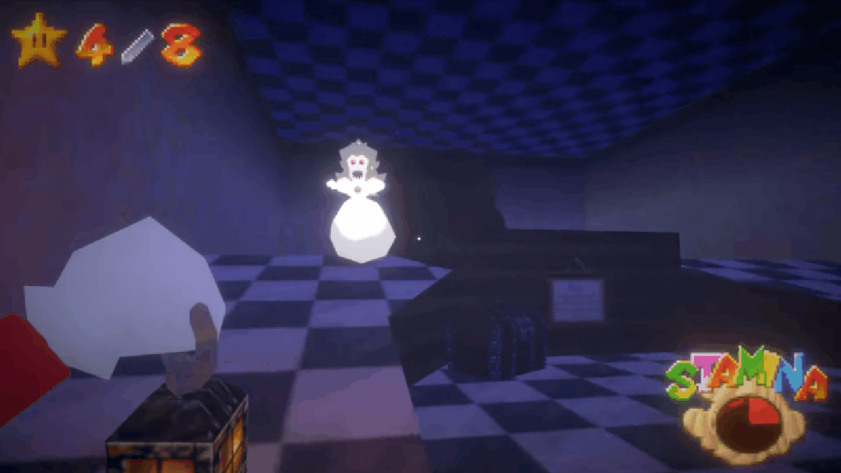 Super Mario 64 Becomes First Person Horror Game