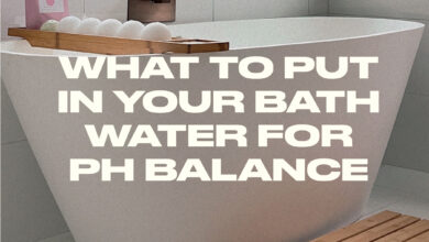 What to put in the bath water to balance the pH?