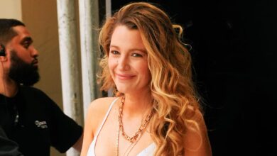 Blake Lively Wears a Black Outfit to Disneyland For Birthday