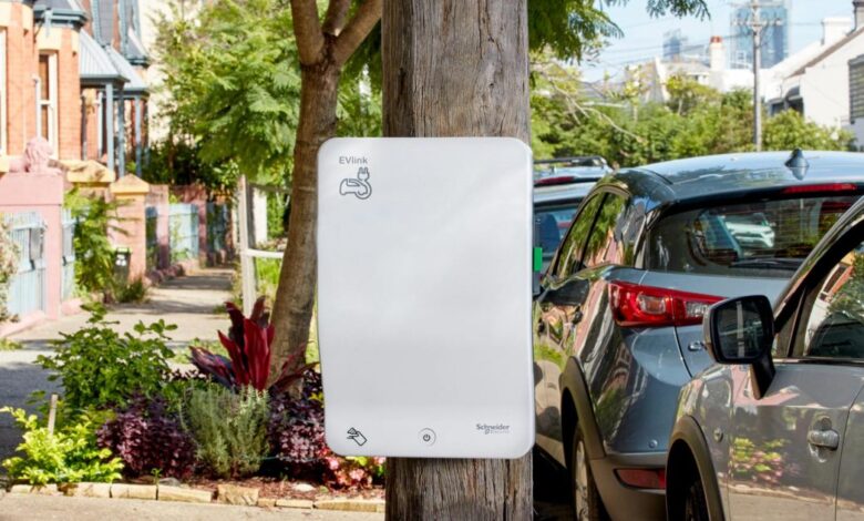 EV chargers arrive at NSW power poles in $2 million trial