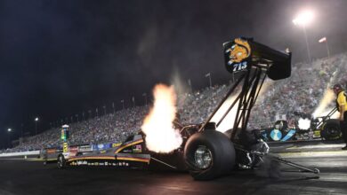 Fastest Mike Salinas in NHRA Top Fuel Qualifies in Topeka