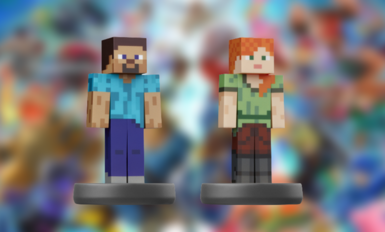 Minecraft's Steve and Alex Amiibo 2-Pack is up for pre-order