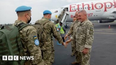 Ukrainian troops leave the DRC peacekeeping mission Monusco