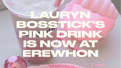 Lauryn Bosstick pink drink is now available at Erewhon!!