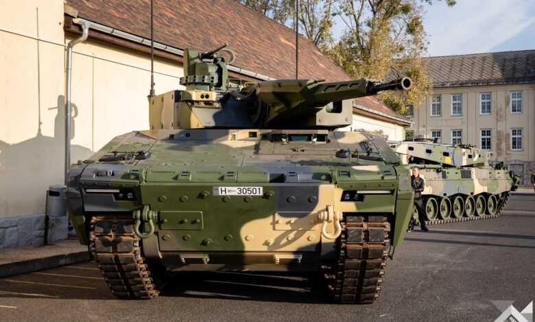 Hungary receives first Lynx infantry fighting vehicle