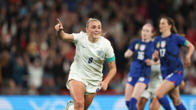 England beat the USA women's national soccer team at Wembley
