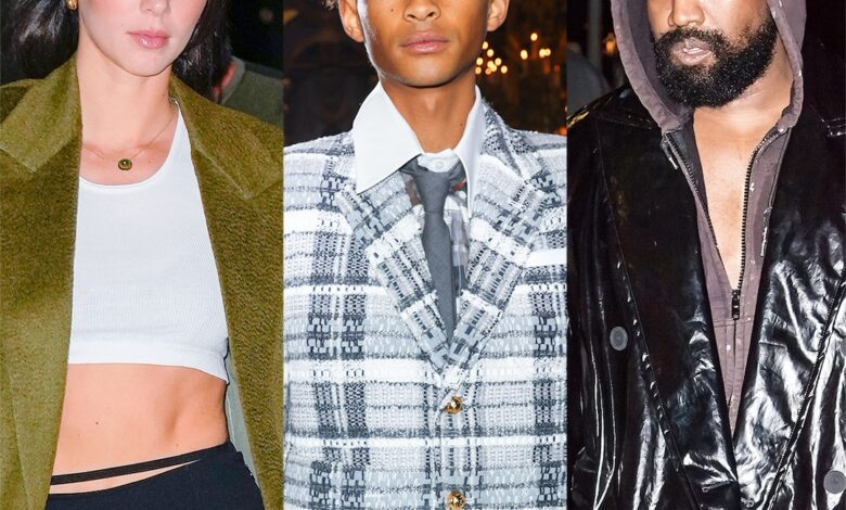 Kendall Jenner subtly supports Jaden Smith stepping out of Kanye's show