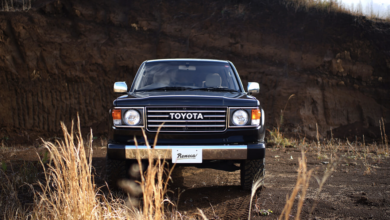 Flex remakes the 90s Toyota Land Cruiser in the 80s style