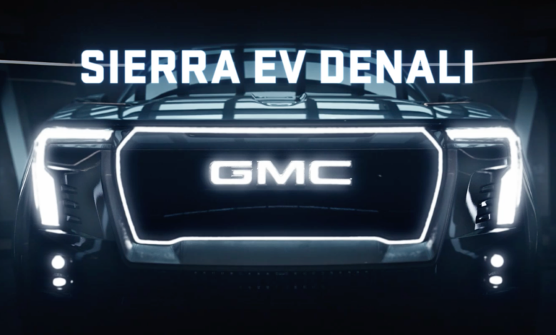 Deluxe GMC Sierra EV Denali Edition 1 will surface on October 20